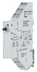METZ CONNECT KRA-S-F8/21, harmaa, 24 V, 250 V, 8 A, 11,2 x 60 x 87,5 mm, 43 g