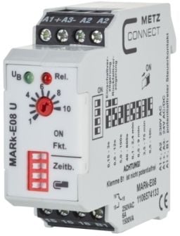 METZ CONNECT 1106574133, Valkoinen, 24 V, 230 V, 22,5 x 60 x 61,3 mm, 70 g, -10 - 55 °C:ssa