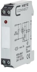 METZ CONNECT KRA-M4/1, valkoinen, 24 V, 250 V, 11,2 x 60 x 87,5 mm, 45 g, -20 - 55 °C, -20 - 55 °C