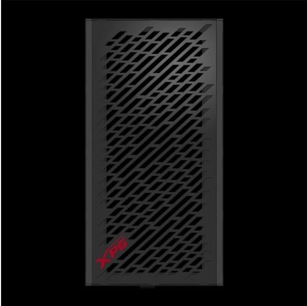 XPG VALOR AIR - Mid tower - ATX - genomskinlig sidopanel (härdat glas) - ingen strömförsörjning - svart - USB/Audio/Mic