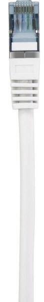 Renkforce RF-5043914 RJ45 verkkokaapeli, Patch Cable CAT 6A S/FTP 1.00 m Valkoinen liekinkestävä 1 kpl 1 kpl