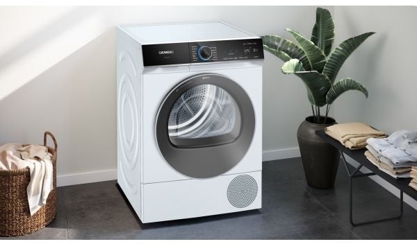 Siemens extraKlasse iQ700 WQ45B2B40 - Tørker - Wi-Fi - høyde: 85 cm - frontileggelse - hvit