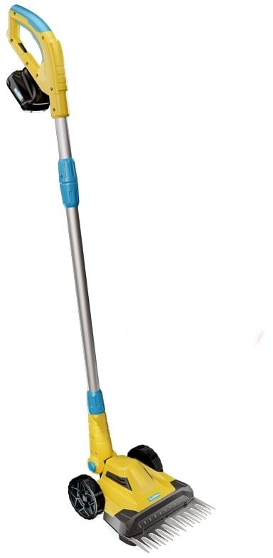 GLORIA FineCut, Grästrimmer, Blade, D-format handtag, Gul, 25 cm, Batteri