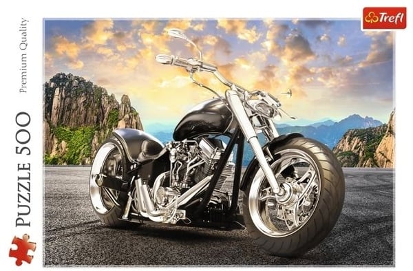 Trefl Black motorcycle, 500 styck, Idrott, 10 År