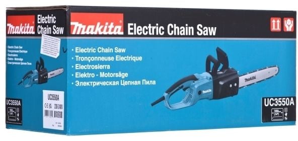 Makita UC3550A, 32 cm, 35 cm, 14,5 m/s, 76,2 / 8 mm (3 / 8"), Sort, Blå, 0,2 l