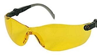 Eyewear sikkerhedsbrille gul - Space Comfort, 99,9% UV-beskyttelse, justerbare stænger