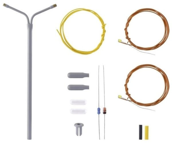 Viessmann Modelltechnik TT Halvbueformet lyskryfte dobbelt byggesett 6923 (1 stk.)