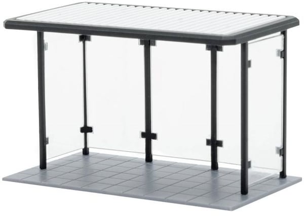 Busshållplats med platt tak H0 Kibri 38179