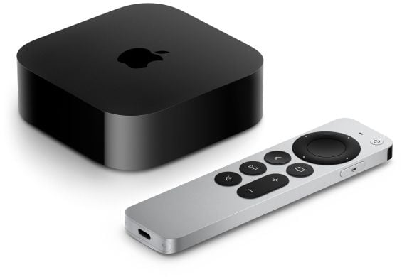 Apple TV 4K, Apple, A15, 128 GB, AVC, H.264, HEVC, M4V, MP4, MPEG4, AAC, AC3, AIFF, EAC3, FLAC, HE-AAC, MP3, MP3 VBR, WAV, GIF, HEIF, JPEG, TIFF