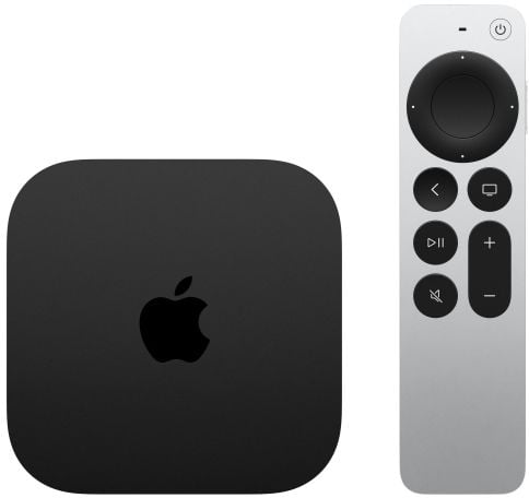 Apple TV 4K, Apple, A15, 128 GB, AVC, H.264, HEVC, M4V, MP4, MPEG4, AAC, AC3, AIFF, EAC3, FLAC, HE-AAC, MP3, MP3 VBR, WAV, GIF, HEIF, JPEG, TIFF