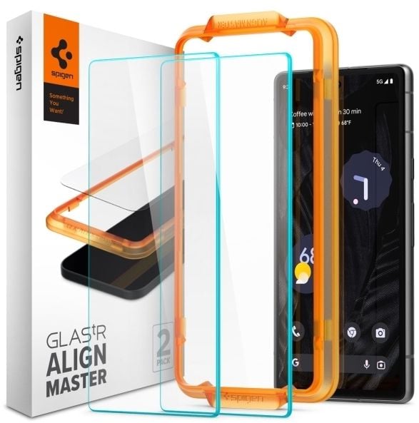 Spigen Glas.tR AlignMaster, Google, Pixel 7a Spigen-fodral, 1 del