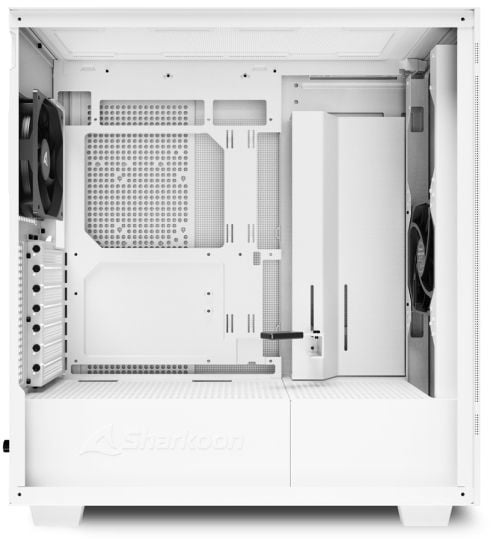 Sharkoon Rebel C50 - ATX-boks - ingen strømforsyning - hvit - USB/lyd