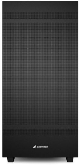 Sharkoon Rebel C50 - ATX-boks - ingen strømforsyning - svart - USB/lyd