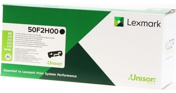 Lexmark 502HE - Høy ytelse - svart - original - tonerpatron Lexmark Corporate - for Lexmark MS310, MS410, MS510, MS610