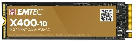EMTEC Power Pro X400-10 - SSD - 4 TB - intern - M.2 2280 - PCIe 4.0 x4 (NVMe)