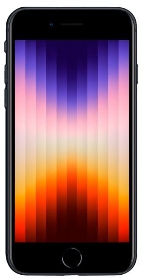 Renoveret Apple iPhone SE 3. gen 64GB (Midnight) - Tilstand: Grade B