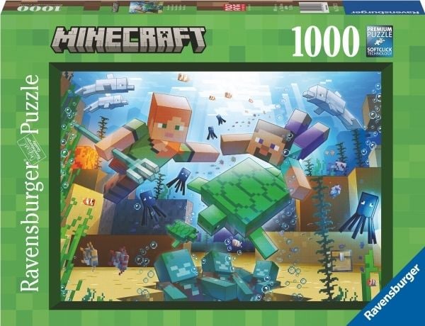 Ravensburger Minecraft, 1000 kpl, Videospil