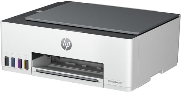 HP Smart Tank 580 All-in-One Printer, Home and home office, Print, copy, scan, Wireless; High-volume printer tank; Print from phone or tablet; Scan...