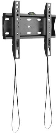 Gembird WM-42F-01 - Monteringssett (veggmontering) - for TV - fast - stål - finteksturert svart - skjermstørrelse: 23"-42"