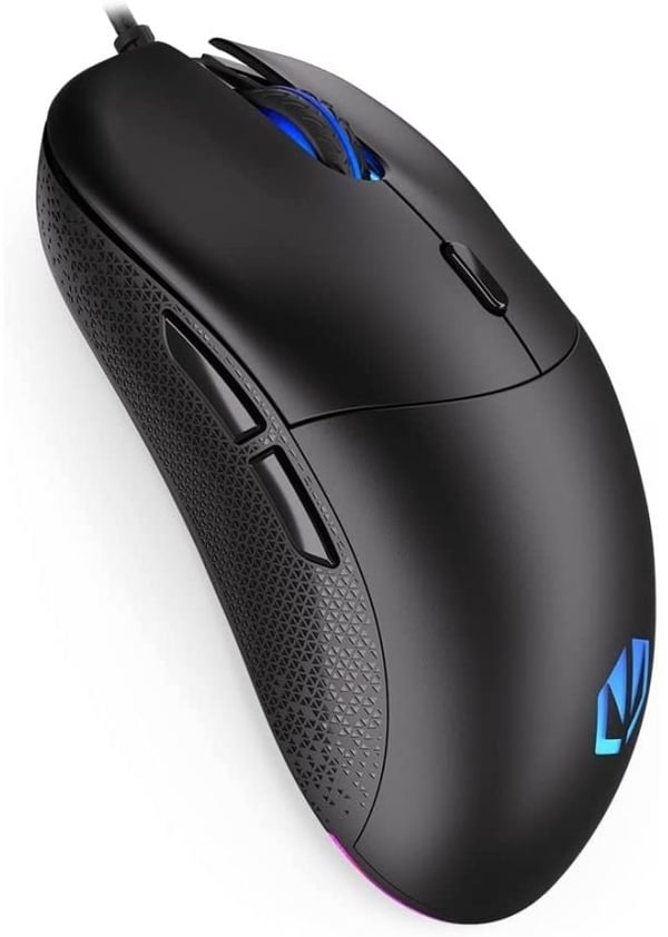 Endorfy GEM - Mus - optisk - 6 knapper - kablet - USB-A - svart - løsvekt