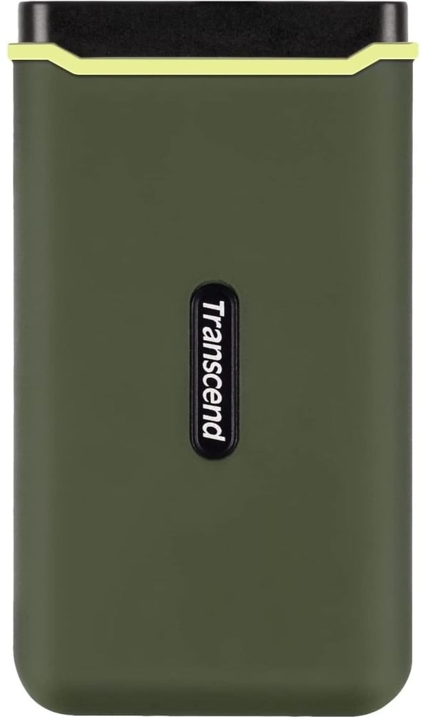 Transcend ESD380C - SSD - 4 TB - ekstern (bærbar) - USB 3.2 Gen 2x2 - militærgrønn