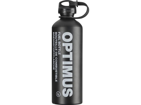 Optimus 8021022, Drivstoff-flaske, Aluminium, Sort, 1 l, 251 g, 8 cm