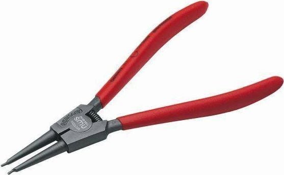 NWS Circlip Pliers, Låsringstång, Stål, Röd, 200 mm, 240 g, Tyskland