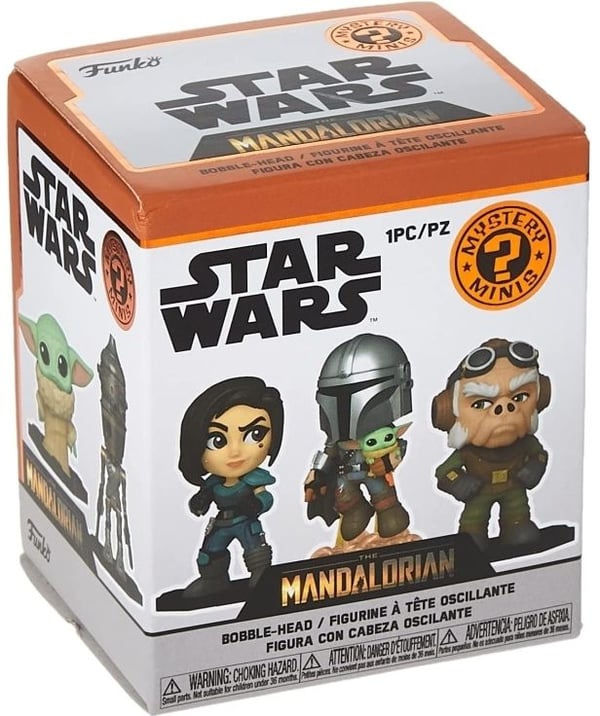 Funko Star Wars The Mandalorian Mystery Minis leksaksfigur (assorterat, 1.75"-3.25", 1 st.)