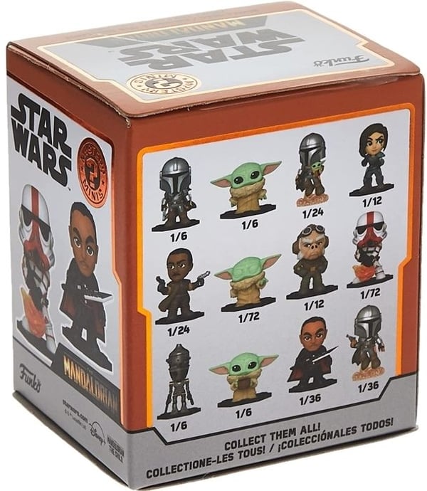 Funko Star Wars The Mandalorian Mystery Minis leksaksfigur (assorterat, 1.75"-3.25", 1 st.)