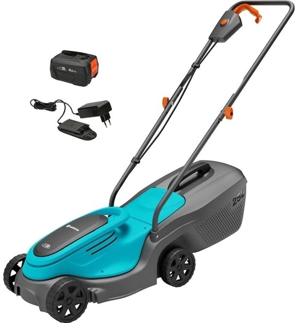 Gardena PowerMax 30/18V - Set - gressklipper - trådløs - 18 V - 4 Ah inkludert lader - 30 cm - 8.6 kg