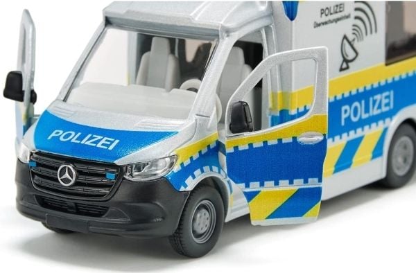 Siku Mercedes-Benz Sprinter Police, Politibilmodell, Montert på forhånd, 1:50, Mercedes-Benz Sprinter, Alle kjønn, Metall, Plast