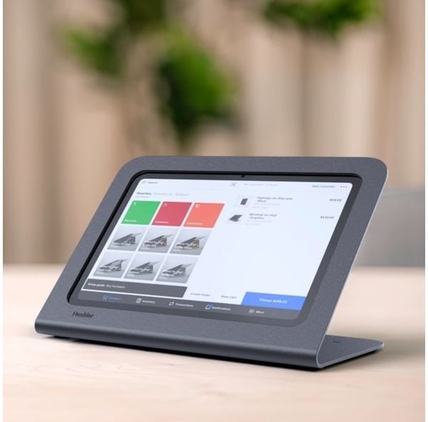 Heckler WindFall - Ställ - för surfplatta - låsbar - stål - gråsvart - skrivbord - för Apple iPad Wi-Fi