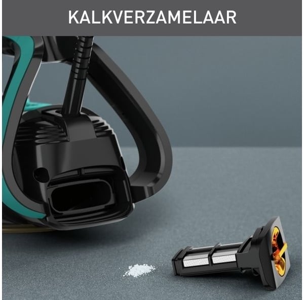 Tefal Puregliss FV8066E0, Kuiva- & höyrysilitysrauta, Durilium AirGlide Autoclean soleplate, 2 m, 280 g/min, Musta, Sininen, 50 g/min