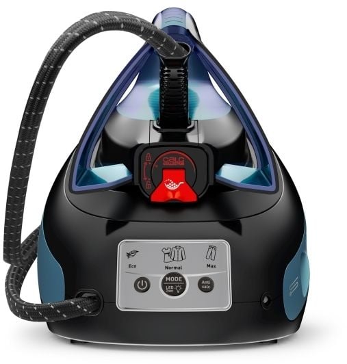 Tefal Express Vision SV8151 - Dampstrykejern - strykesål: Durilium AirGlide Autoclean - 2800 W - blå/svart
