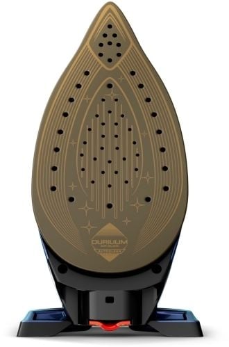 Tefal Express Vision SV8151 - Dampstrykejern - strykesål: Durilium AirGlide Autoclean - 2800 W - blå/svart