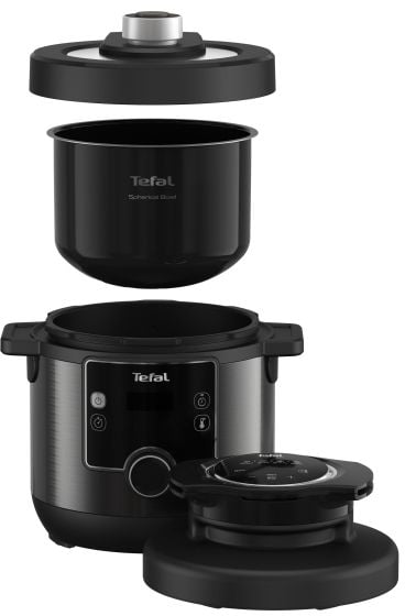 Tefal Turbo Cuisine & Fry CY7788, 7,6 l, 7,6 l, Svart, Digitalt, 1200 W, 345 mm