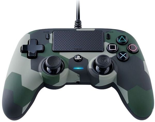 NACON COMPACT - Håndkonsoll - kablet - kamuflasjegrønn - for PC, Sony PlayStation 4