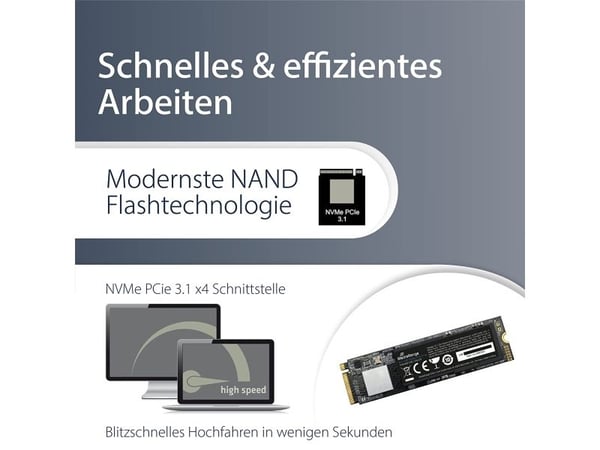 MediaRange MR1033, 1000 GB, M.2, 2200 MB/s, 20 Gbps