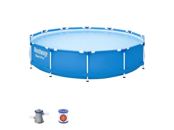 Bestway Steel Pro Frame pool 366 x 76 cm m/pump