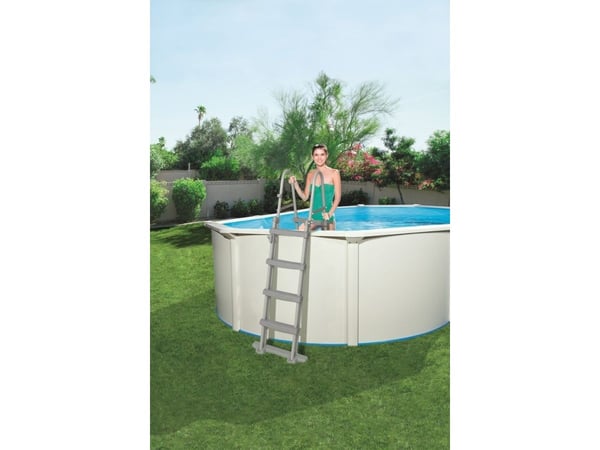 Bestway 58331, Stige, Blå, Hvit, Metall, Plast, 1220 mm, 11,6 kg, 1 stykker