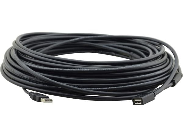 Kramer CA-UAM/UAF Series CA-UAM/UAF-50 - USB-forlengelseskabel - USB (hunn) til USB (hann) - USB 2.0 - 15.2 m - aktiv