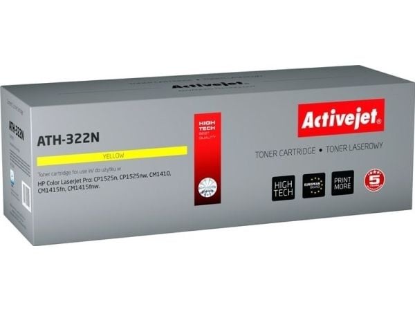 Activejet ATH-322N, 1300 sivua, Keltainen, 1 kpl