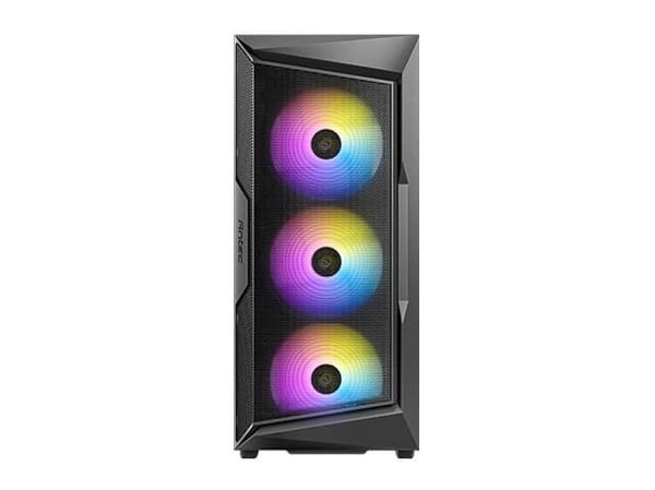 Antec AX Series AX61 - Mid tower gaming - ATX - sidepanel med vindu (herdet glass) - ingen strømforsyning - USB/lyd