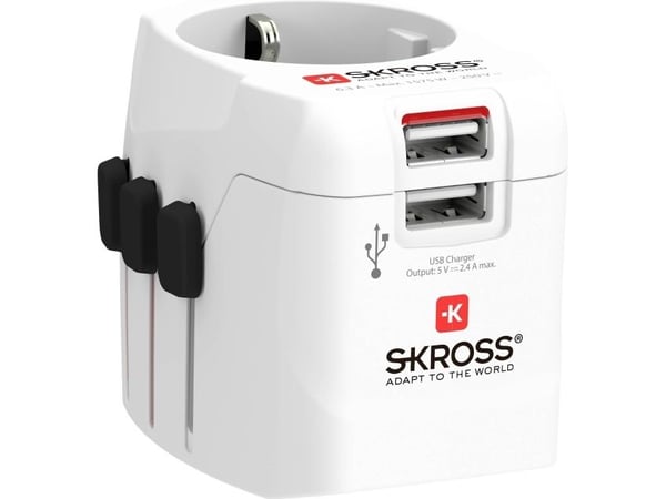 SKROSS multiadapter med USB 2x USB-A (1302460)