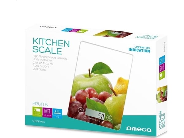 Omega köksvåg Fruits OBSKWA