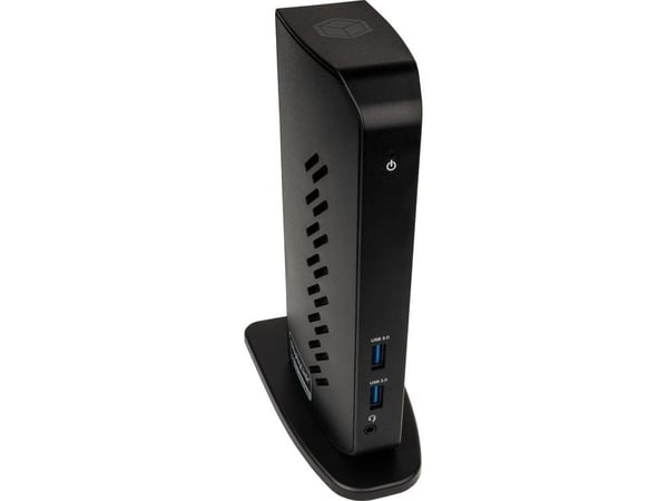ICY BOX IB-DK2252AC - Dokkingstasjon - USB-C / Thunderbolt 3 / USB 3.0 - 2 x DP, 2 x HDMI - 1GbE - 40 watt