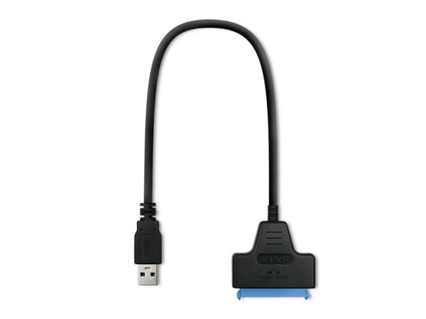 Qoltec - Grensesnittsadapter - 2.5" - SATA 3Gb/s - USB 3.0 - svart