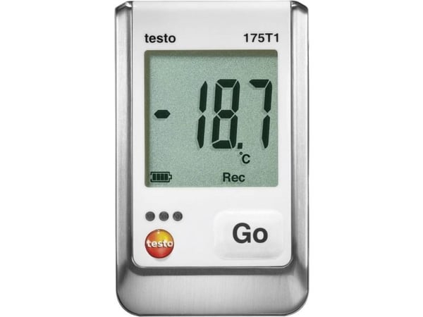 Testo 175T1, 53 mm, 27 mm, 89 mm, 156 g, EC 2014/30 / EU; DIN EN 12830; 2011/65 / EC