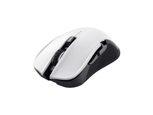 Trust GXT 923W Ybar - Mus - gaming - høyrehendt - 6 knapper - trådløs - 2.4 GHz - USB trådløs mottaker - hvit