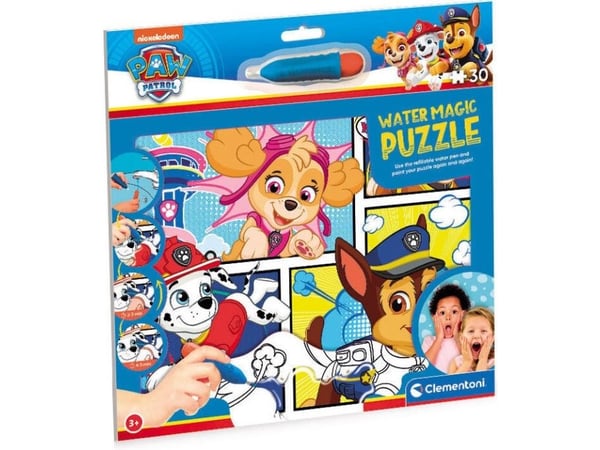 Clementoni puslespill 30 brikker Water Magic - Paw Patrol